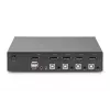KVM-kytkin Digitus DS-12891 4x1 DP USB 4K Ultra HD