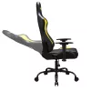 Subsonic SA5609-IM1 Pro Iron Maiden Killers pelituoli, 3D-käsinojat, tekonahka, kallistus 90°–135°, 120 kg, musta keltaisella kirjonnalla