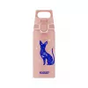 Alumiininen juomapullo Sigg 6005.10 — 600 ml, 7,1 cm halkaisija, 145 g, sininen/pinkki