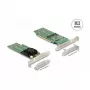 DeLOCK PCI Express x16 kortti 4 x sisäiseen NVMe M.2 Key M – Low-Profile-muototekijä