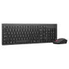 Langaton näppäimistö-hiiri-sarja Lenovo Essential Wireless Combo Gen2 — musta, kompakti asettelu, langaton yhteys
