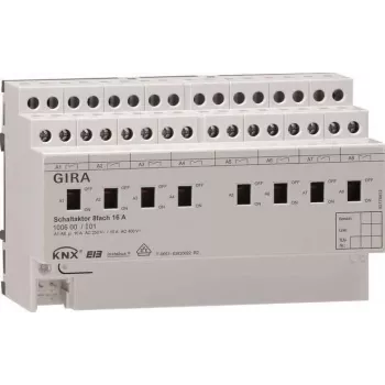 GIRA kytkinaktori 8-kertainen 16A REG 100600 (100600)