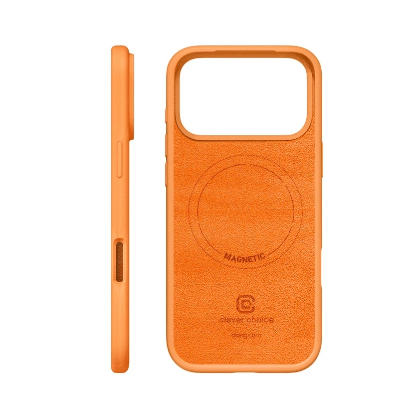 Suojaava MagSafe-kotelo Crong iPhone 17 Pro – oranssi