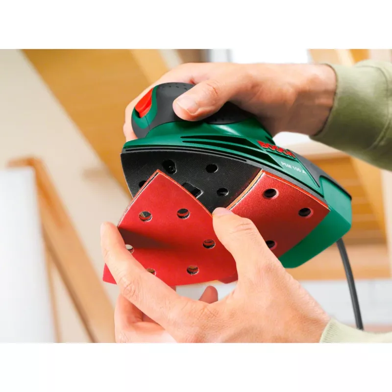 Bosch PSM 100 A monitoimihiomakone 26000 OPM musta, vihreä, punainen
