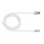 USB-A-USB-C-kaapeli IBOX IKUMTCWQC 1,5 m, USB 2.0, 3 A, valkoinen