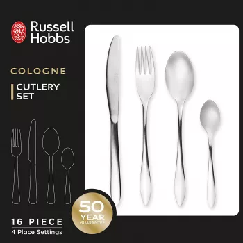 Aterinsarja Russell Hobbs RH02221EU7 16-osainen ruostumaton teräs