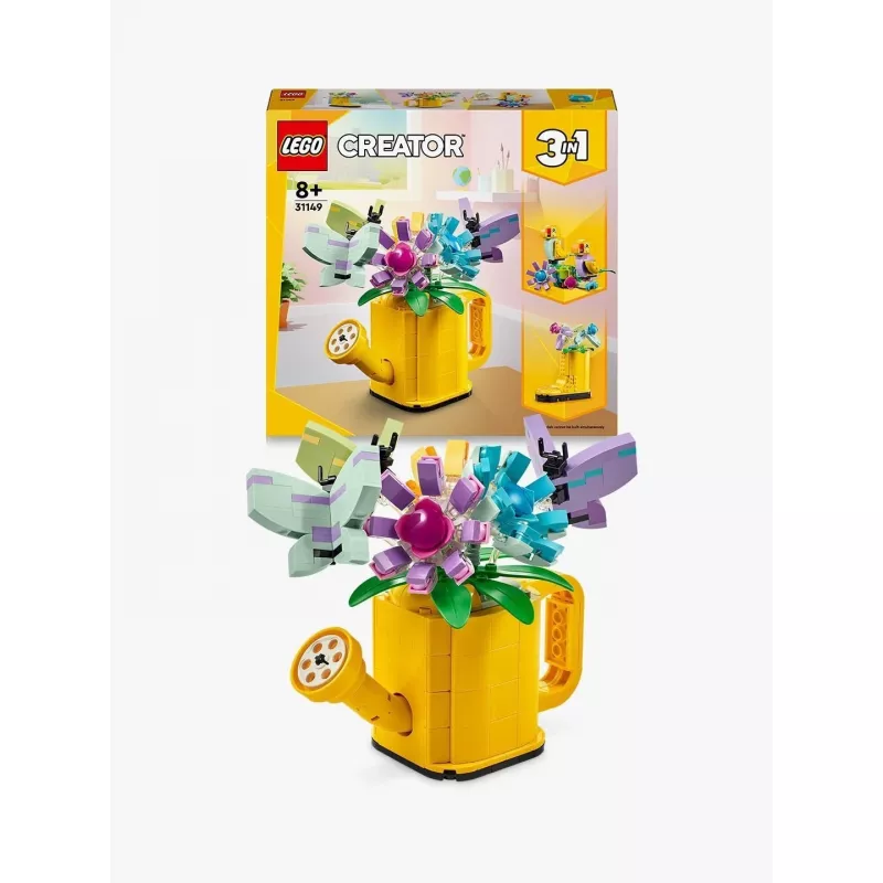 LEGO Creator kukka kastelukannussa 31149 — rakennettava kukkamalli, 420 osaa, 120×150×130 mm