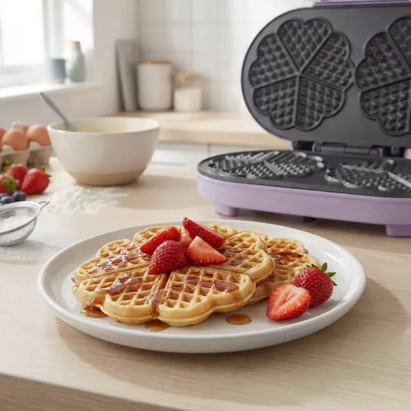Giles & Posner EK6700GSPPVDE Double Heart vohvelirauta