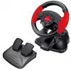 Ohjauspyörä ESPERANZA EG103 peliohjain — PC/PS2/PS3, 13 painiketta, värinä, kiihtyvyysanturi, musta/punainen