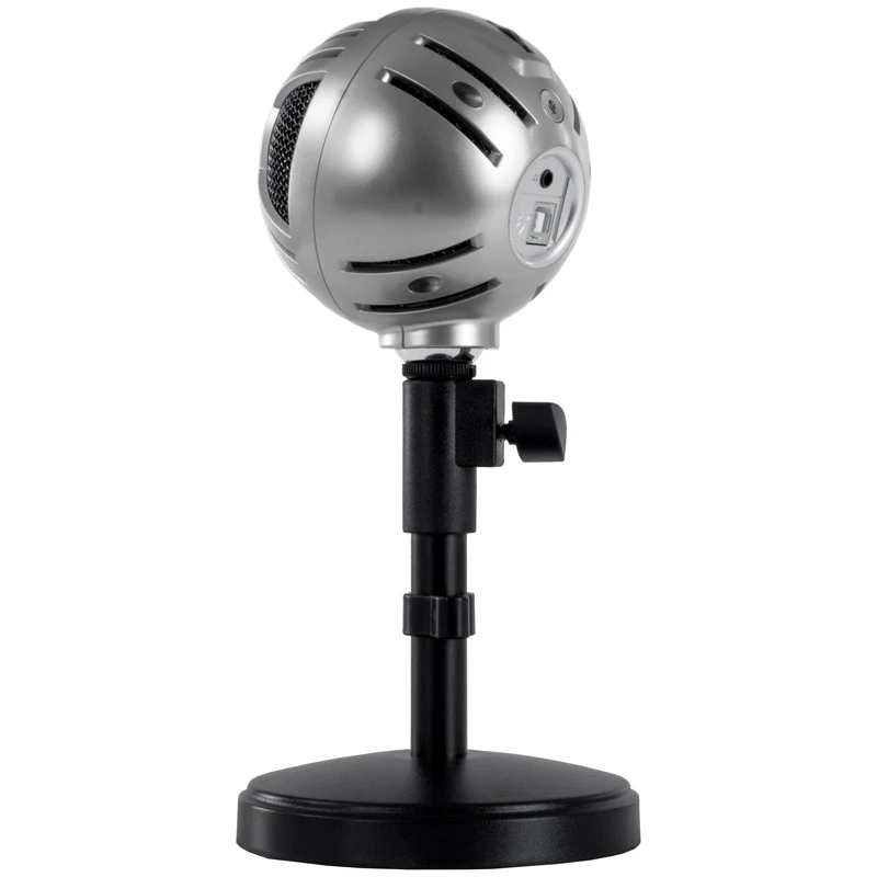 Arozzi Sfera -pöytämikrofoni, USB - kromi