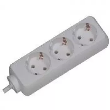 Pistorasialista Bachmann 3x Schuko H05VV-F 3G 1,50 mm² 16 A/3680 W 3 m