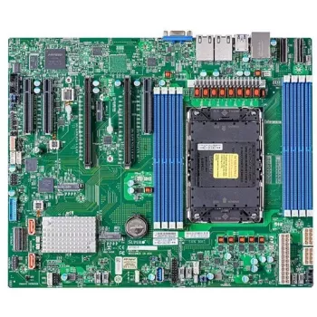 Super Micro SUPERMICRO X13SEI-F - emolevy - ATX - LGA4677 Socket-E - Intel C741 -piirisarja - USB 3.2 Gen 1 - 2 x Gigabit LAN - integroitu näytönohjain (MBD-X13SEI-F-B)