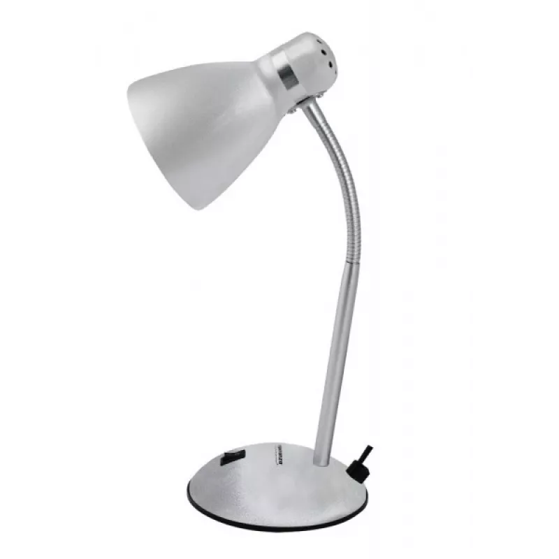 Esperanza ELD113S pöytävalaisin E27 12 W LED hopea
