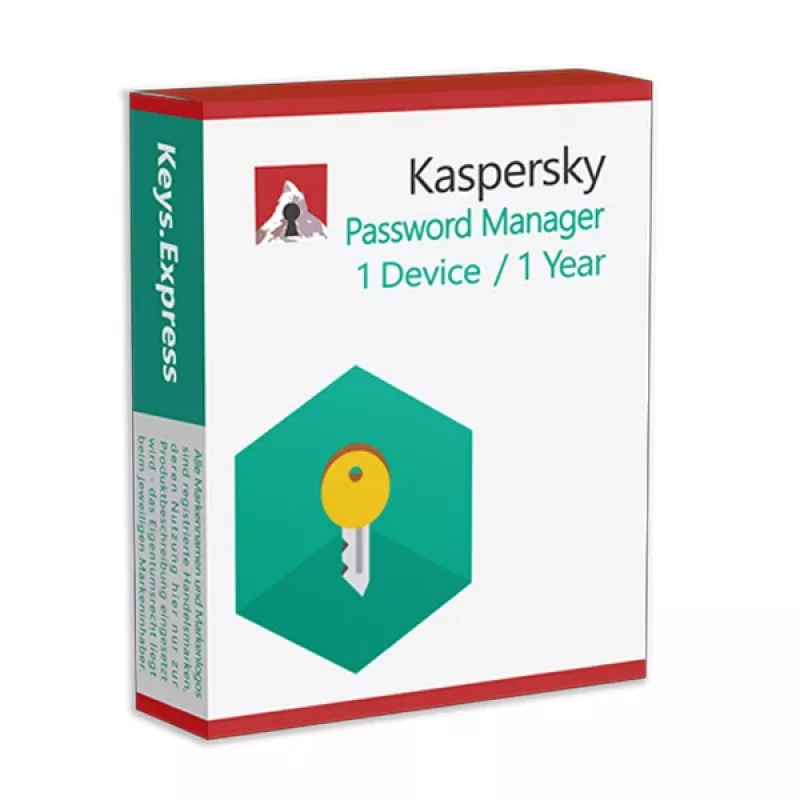 Kaspersky Password Manager | 1 laite | 1 vuosi | EU
