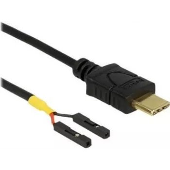 USB-kaapeli DeLOCK 85396 0,3 m USB C musta
