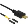 USB-kaapeli DeLOCK 85396 0,3 m USB C musta