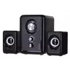 DEFENDER kaiuttimet V11 11 W johdollinen 2.1 pöytäsatelliittikaiuttimet, USB 5 V, musta