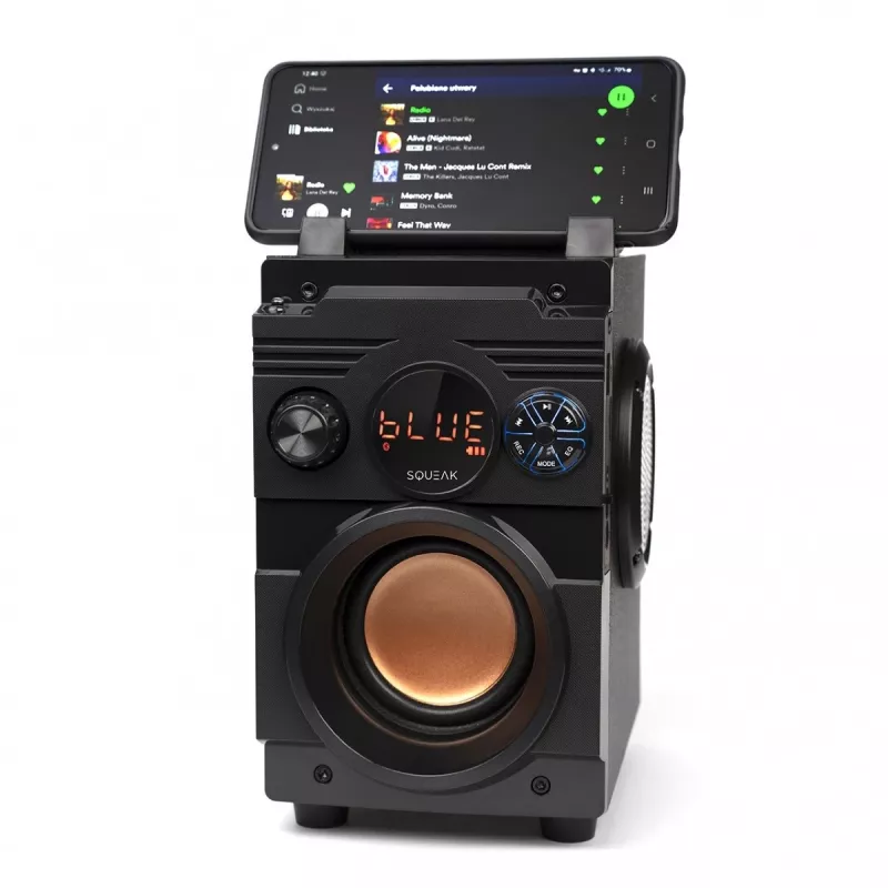 Squeak Bassblaster Bluetooth 5.1 -kaiutin, FM-radio, MP3-soitin SQ1001