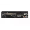 DeLOCK 91708 kortinlukija USB 2.0 sisäinen musta harmaa CF SD MicroSD