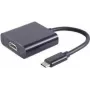 USB-näytönohjainadapteri ShiverPeaks BS14-05001 USB 3.2 Gen 1 Type-C musta