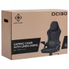 Deltaco DC130 pelituoli Soft Woven Mesh musta (GAM-180)