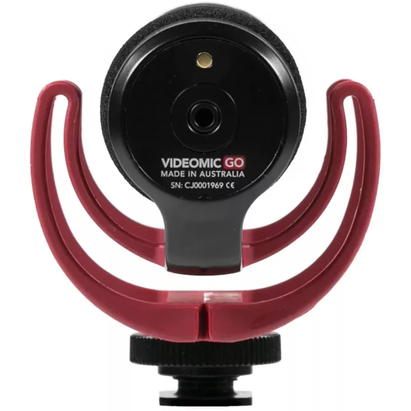 VideoMic GO, mikrofoni musta/punainen