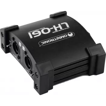 Passiivinen DI-box Omnitronic LH-061 PRO — 2-kanavainen DI-box symmetrisille lähdöille