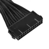 SilverStone SST-PP07-MBB 24-pin ATX -jatkokaapeli, 30 cm, musta