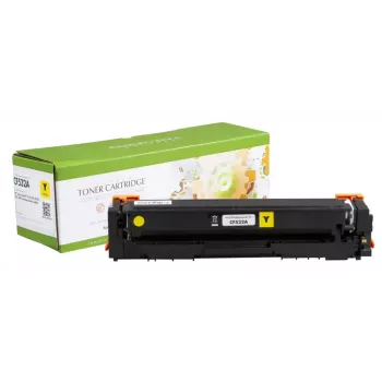 Yhteensopiva Static-Control HP -kasetti nro 205A keltainen (CF532A) uusi siru