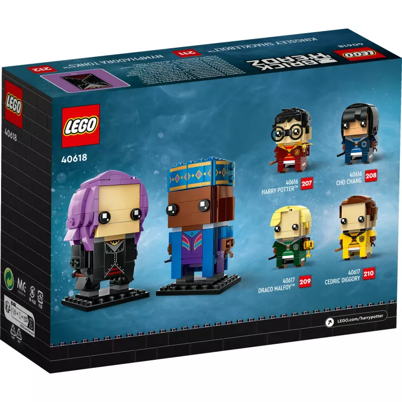 Lego Brickheadz Harry Potter 40618 Kingsley Shacklebolt ja Nymphadora Tonks