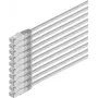 Verkkokaapeli ShiverPeaks 75711-H0.5-SET10 Cat6 S/FTP PIMF, 0,5 m, 10 kpl:n pakkaus