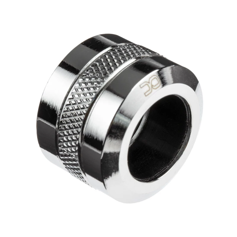 Alphacool Eiszapfen Pro Connector 16 mm kovaputkiliitin G1/4, 6 kpl:n pakkaus - kromi