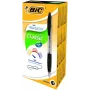 BIC kuulakärkikynä ATLANTIS REFRSH 1,0 mm musta, laatikko 12 kpl 136717