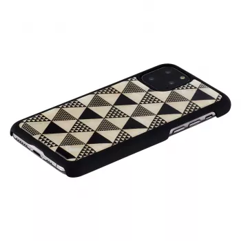iKins puhelinkotelo iPhone 11 Pro – musta pyramidikuvio