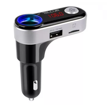 Tellur FMT-B2 FM-lähetin musta Bluetooth 5.0 USB auton audotoistoon
