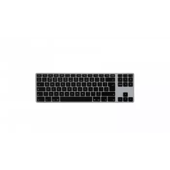 Näppäimistö Alumiini Mac Tenkeyless RGB Space Gray