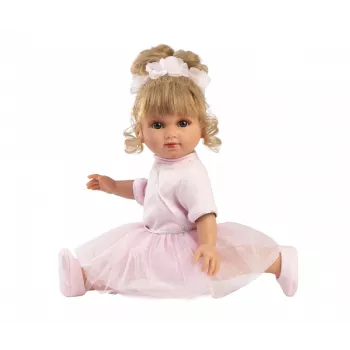 Vauvannukke Llorens Elena Ballerina korkeus 35 mm kangas ja vinyyli beige roosa valkoinen suositus 3+