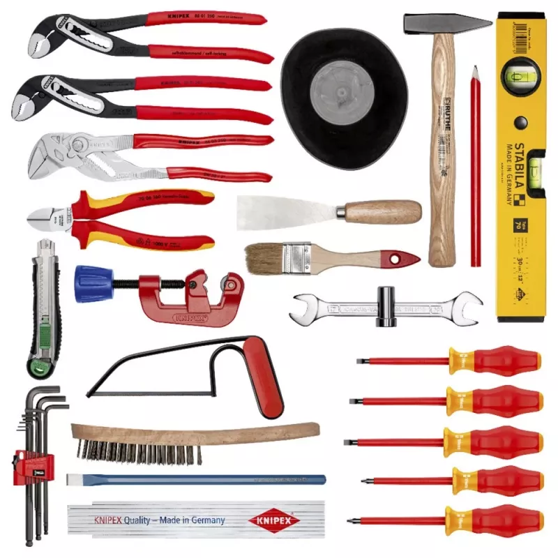 Mekaanikon työkalusarja Knipex 00 21 06 HK S 31 työkalut