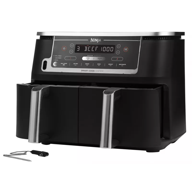 Ninja AF451EU kuumailmafriteerauskeitin Single 9,5 L 2470 W musta