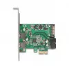 DeLOCK PCI Express x1 -kortti 2 x USB 3.2 Gen 1 Type-A + 1 x sisäinen 19-pin-header