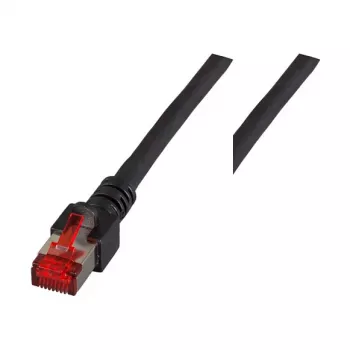 EFB-Elektronik RJ45-patchkaapeli Cat.6 S/FTP LSZH musta 1,5 m