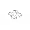 Potkurinsuoja DJI-drooneille, malli CP.FP.00000300.01, harmaa, 2 kpl:n pakkaus