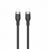 HYPER HyperJuice 240W silikoni USB-C - USB-C-kaapeli (1,8m/2m) - musta