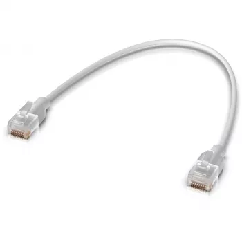 Ubiquiti UACC-Cable-Patch-EL-0.15M-W verkkokaapeli läpikuultava, valkoinen Cat6