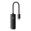 Verkkosovitin Baseus Lite Series USB-C - RJ45 (musta)