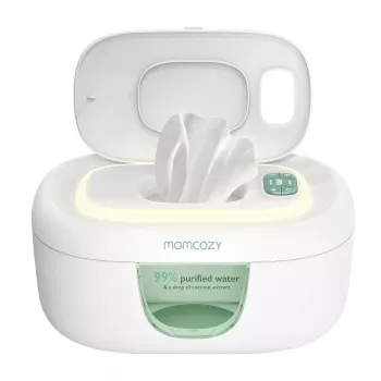Momcozy vauvan kosteuspyyhelämmitin suurella kapasiteetilla – EU-versio