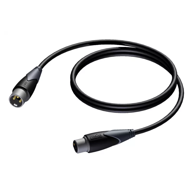 XLR-pistoke XLR-liitäntään -kaapeli Procab 10 m — symmetrinen audioliitäntä, Procab 1KPCL114