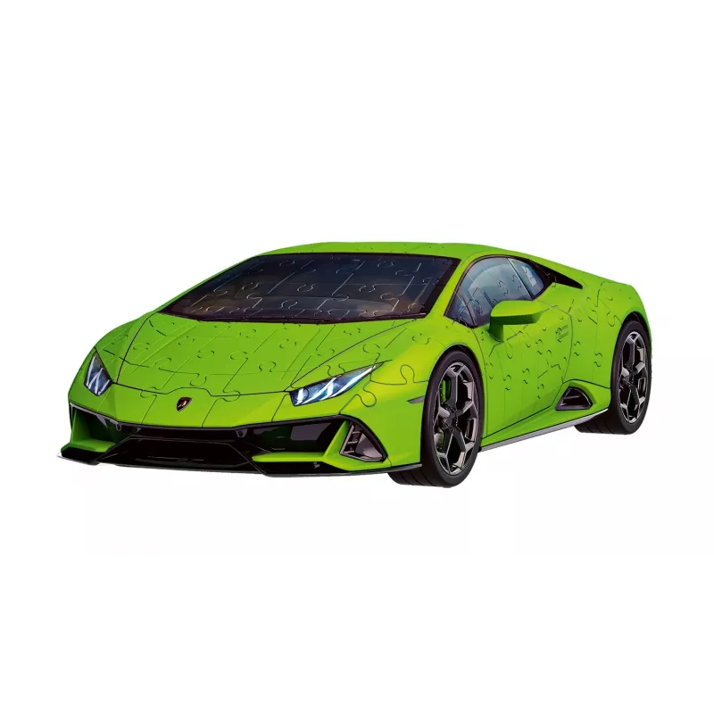 Palapeli 3D 158 osaa Lamborghini Huracan EVO vihreä