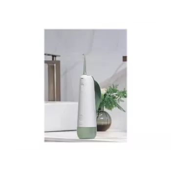 Oclean W10 kannettava suihkuhammasharja - valkoinen/vihreä suihkuhammasharja 200 ml säiliöllä