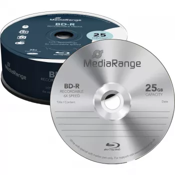 BD-R tallennusmedia MediaRange MR514 25 GB 25 kpl